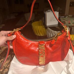 Moshino red handbag